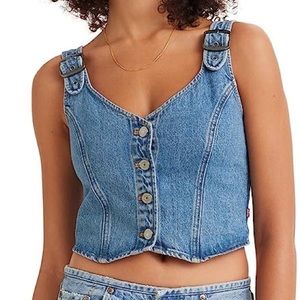 Levi’s Charlie Denim Crop Top